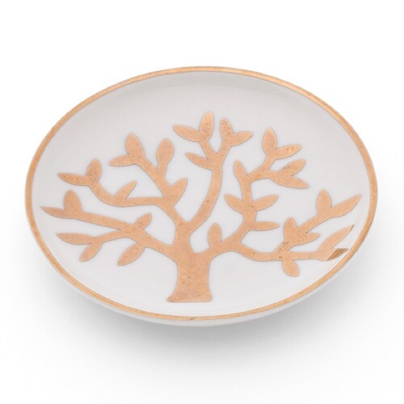 LC Lauren Conrad Accessories - LC Lauren Conrad Tree of Life trinket dish tray jewelry holder rose gold